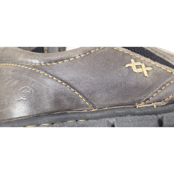 BORN Men’s Sawyer Slip On Loafers Canvas Leather Gray/Brown Casual Size 8 | 41 main image 13